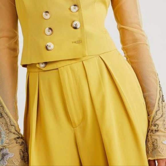 Free People Gabbie Vest Suit Set 12 - Picture 4 of 6